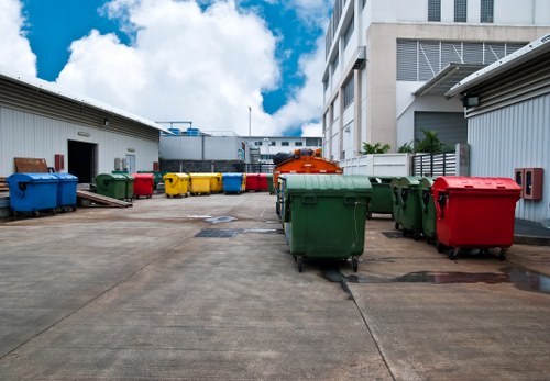 Compliance and waste management documentation at a construction site